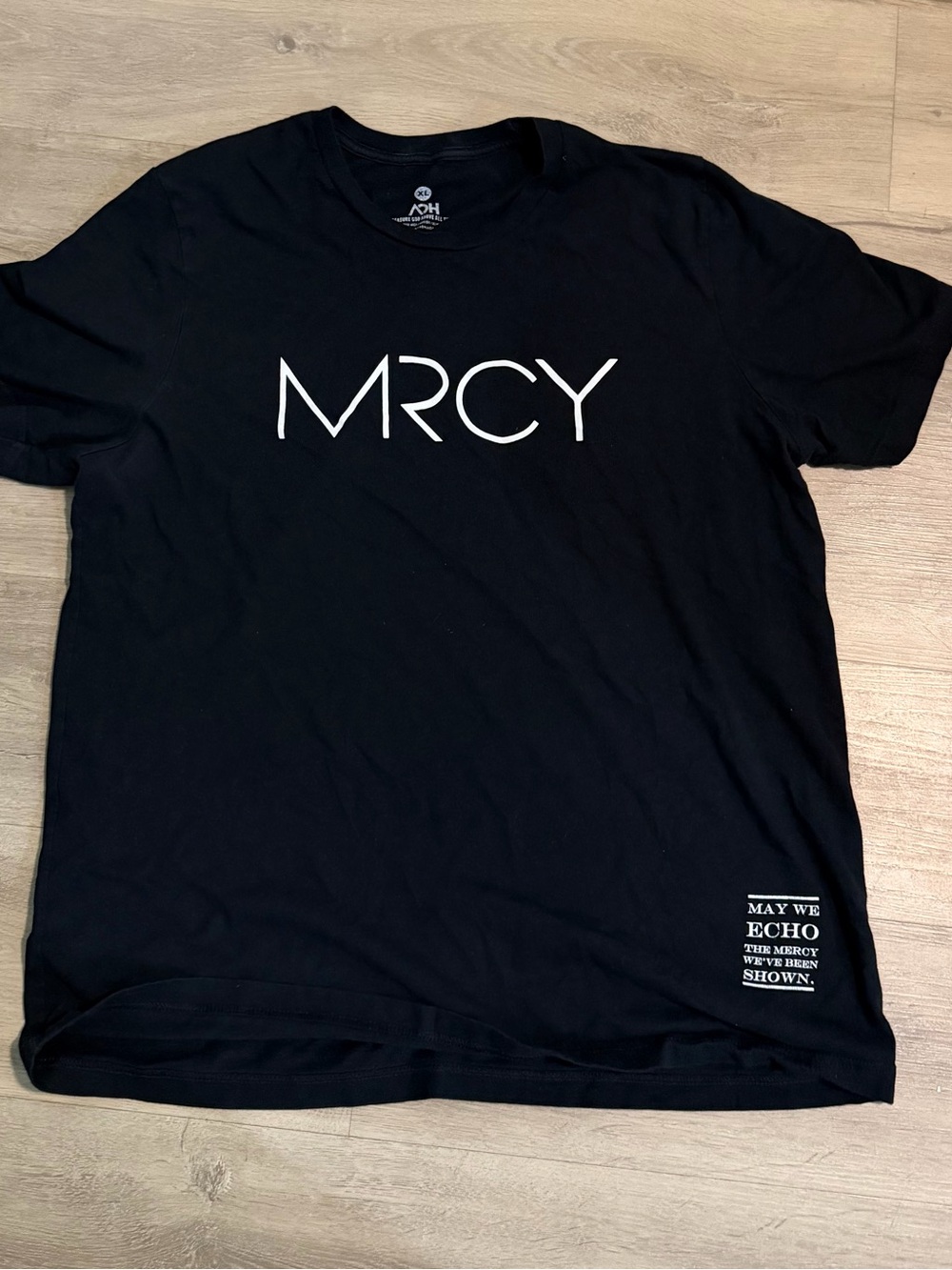 Men’s Black Logo Crew Tee